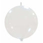 Cattex 32" Interlocking Clear Latex Balloon – (1 Piece)