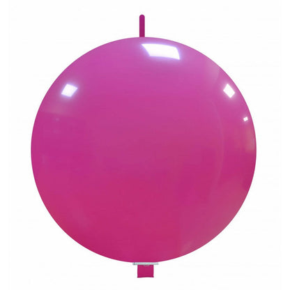 Cattex 32" Interlocking Fuchsia Latex Balloon – (1 Piece)