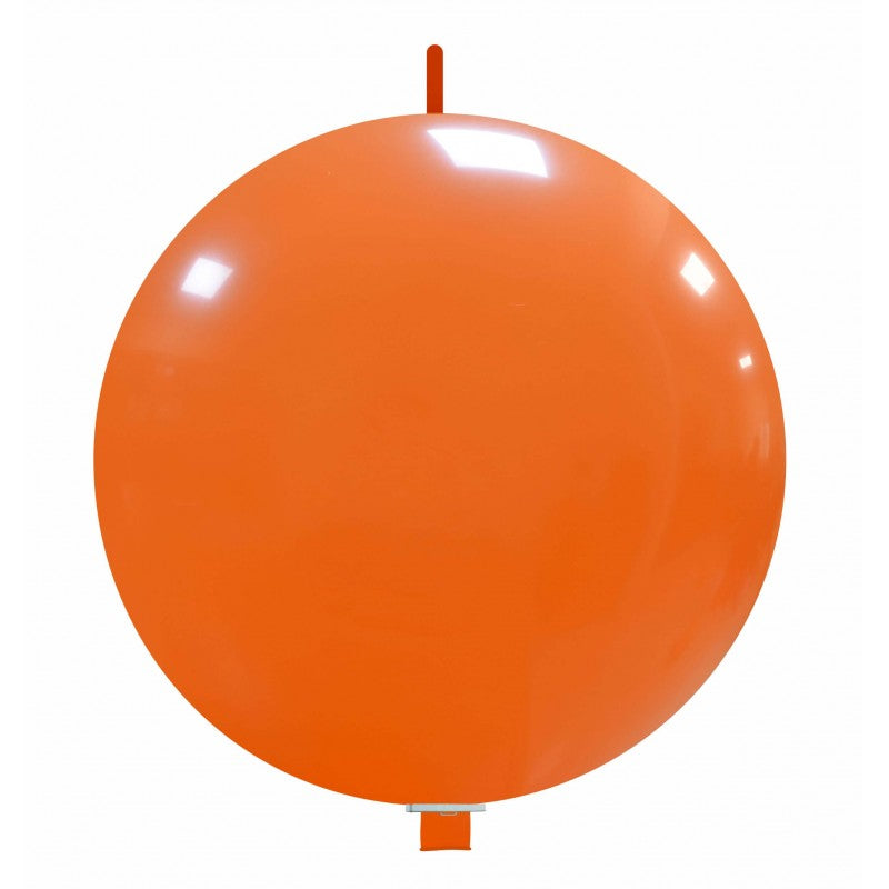 Cattex 32" Interlocking Orange Latex Balloon – (1 Piece)