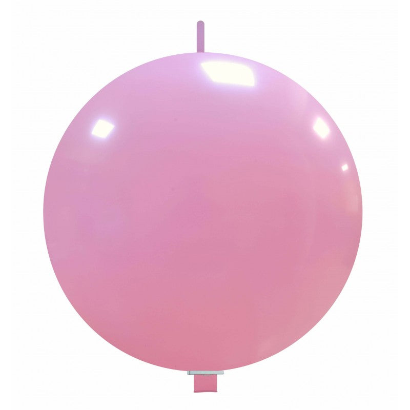 Cattex 32" Interlocking Pink Latex Balloon – (1 Piece)