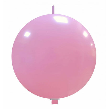 Cattex 32" Interlocking Pink Latex Balloon – (1 Piece)