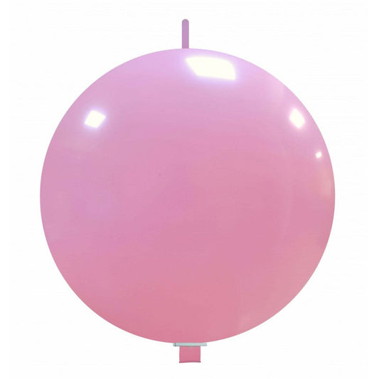 Cattex 32" Interlocking Pink Latex Balloon – (1 Piece)