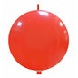 Cattex 32" Interlocking Red Latex Balloon – (1 Piece)