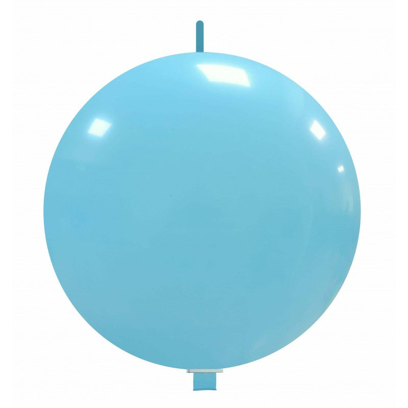 Cattex 32" Interlocking Sky Blue Latex Balloon – (1 Piece)
