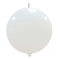 Cattex 32" Interlocking White Latex Balloon – (1 Piece)