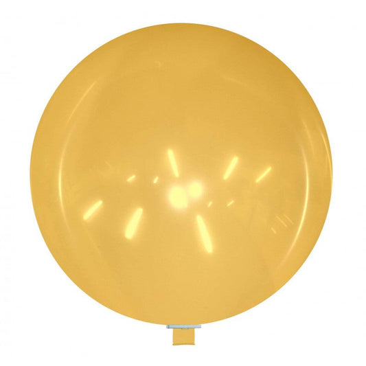 Cattex 59" Giant Crystal Orange Latex Balloon – (1 Piece)