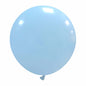 Cattex 19" Round Baby Blue Latex Balloons – (Pack of 25)