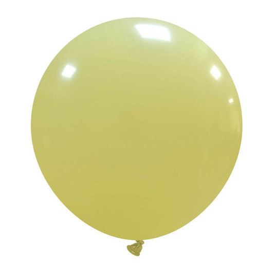 Cattex 19" Round Cream Latex Balloons – (Pack of 10)