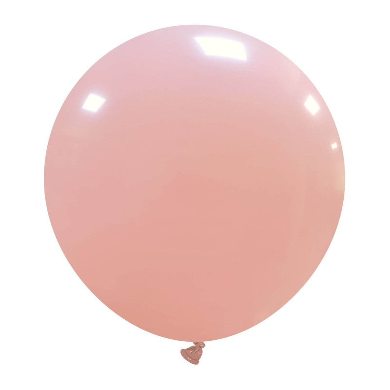 Cattex 19" Round Baby Pink Latex Balloons – (Pack of 10)