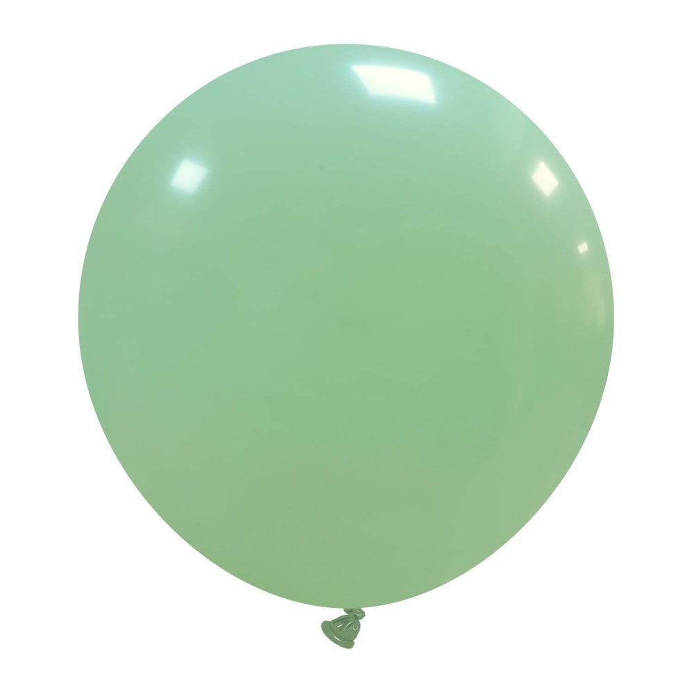 Cattex 19" Round Mint Green Latex Balloons – (Pack of 25)