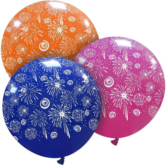 Cattex 32" Fireworks 1 PCS Balloon