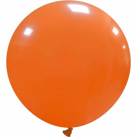 Cattex 40" Round Orange Latex Balloon – (1 Piece)