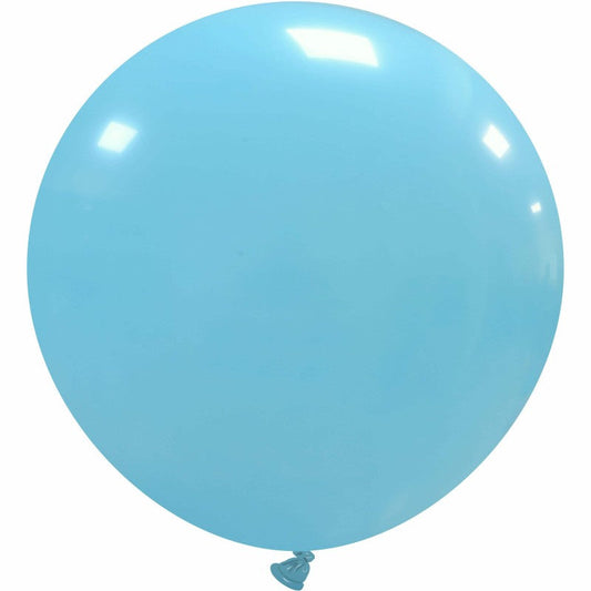Cattex 40" Round Sky Blue Latex Balloon – (1 Piece)