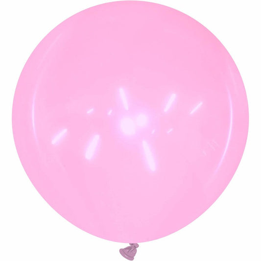 Cattex 40" Round Crystal Fuchsia Latex Balloon – (1 Piece)