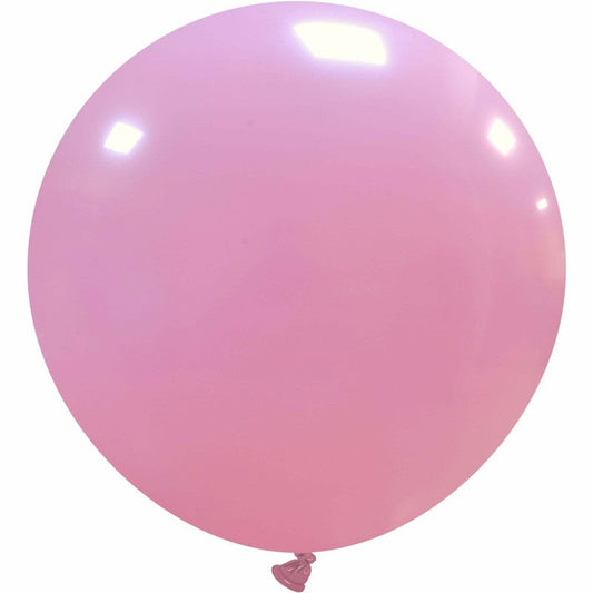 Cattex 40" Round Pink Latex Balloon – (1 Piece)