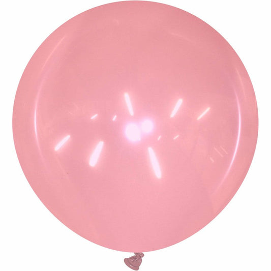 Cattex 40" Round Crystal Red Latex Balloon – (1 Piece)