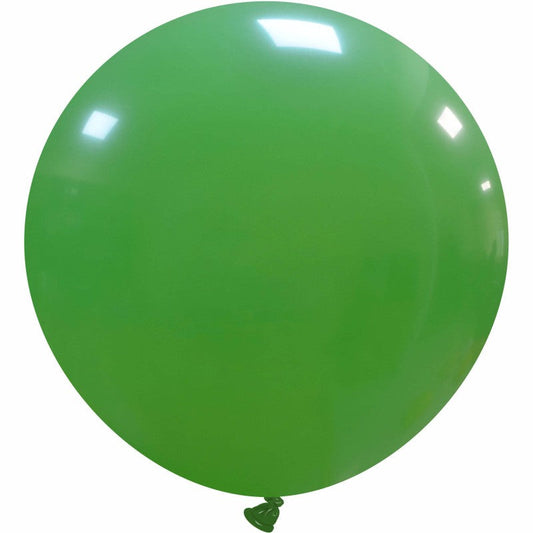 Cattex 40" Round Green Latex Balloon – (1 Piece)
