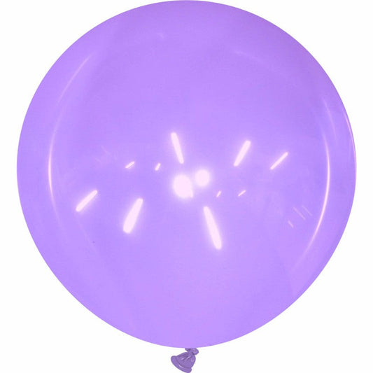 Cattex 40" Round Crystal Purple Latex Balloon – (1 Piece)