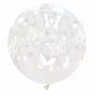 Cattex 32" Round Clear Big Butterflies Latex Balloon – (1 Piece)