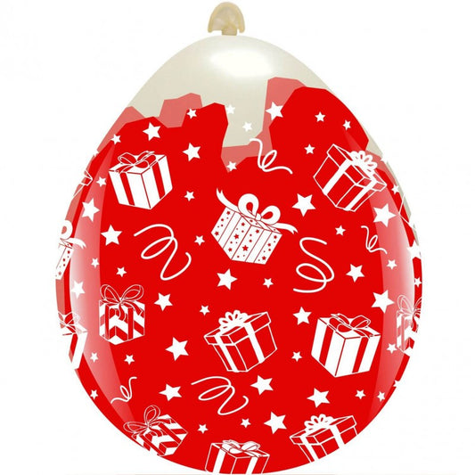 Cattex 18" Christmas Stuffing Latex Balloons – (Pack of 10)