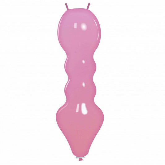 Cattex 51" Caterpillar Pink Latex Balloon – (1 Piece)