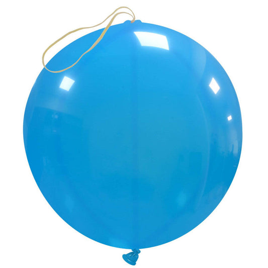 Cattex 18" Punch Ball Blue Latex Balloons – (Pack of 10)