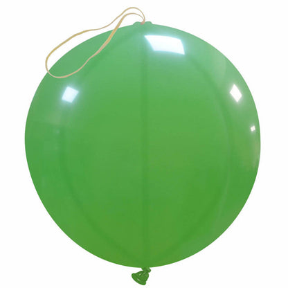 Cattex 18" Punch Ball Green Latex Balloons – (Pack of 10)