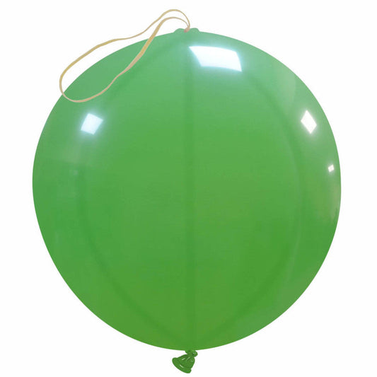 Cattex 18" Punch Ball Green Latex Balloons – (Pack of 10)