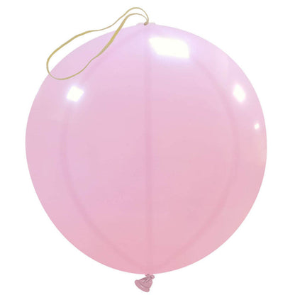 Cattex 18" Punch Ball Pink Latex Balloons – (Pack of 10)