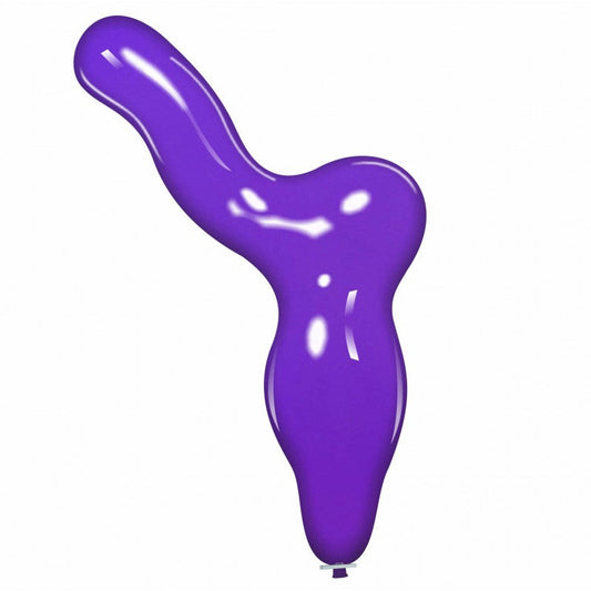 Cattex 59" Elephant Purple Latex Balloon – (1 Piece)