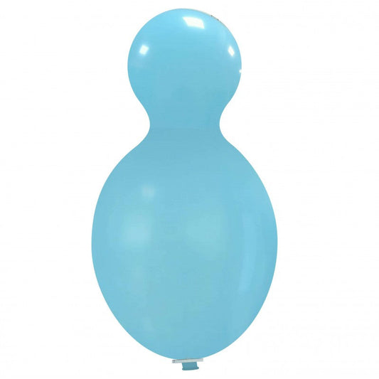 Cattex 59" Doll Sky Blue Latex Balloon – (1 Piece)