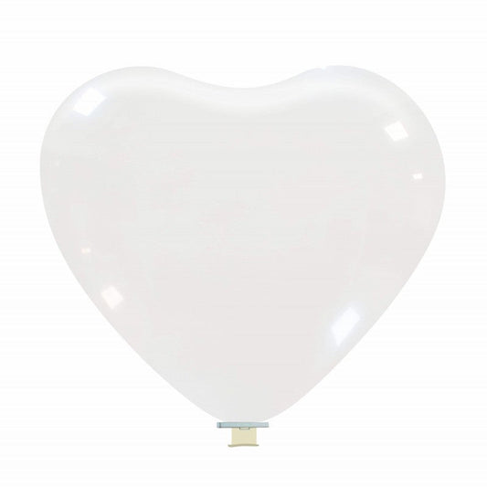 Cattex 55" Heart Clear Latex Balloon – (1 Piece)